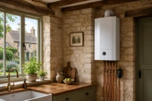 combi boiler stone house, High Cogges, Witney