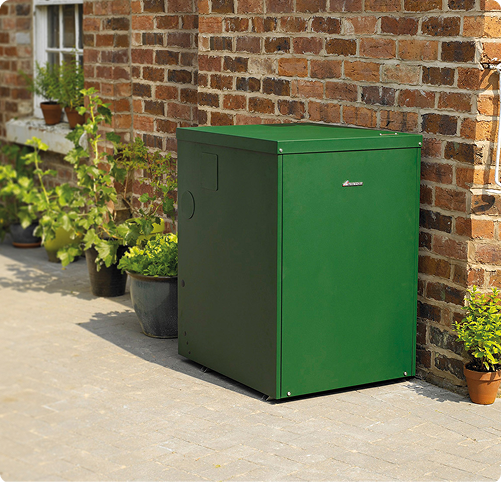 external oil boiler install Minster Lovell
